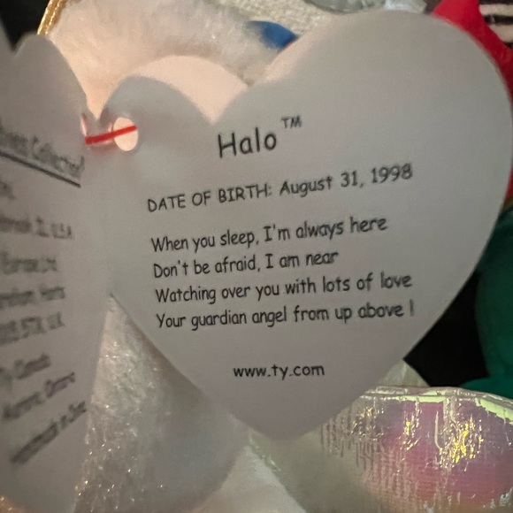 NWT - TY The Beanie Babies - Halo with Brown Nose - Picture 8 of 9